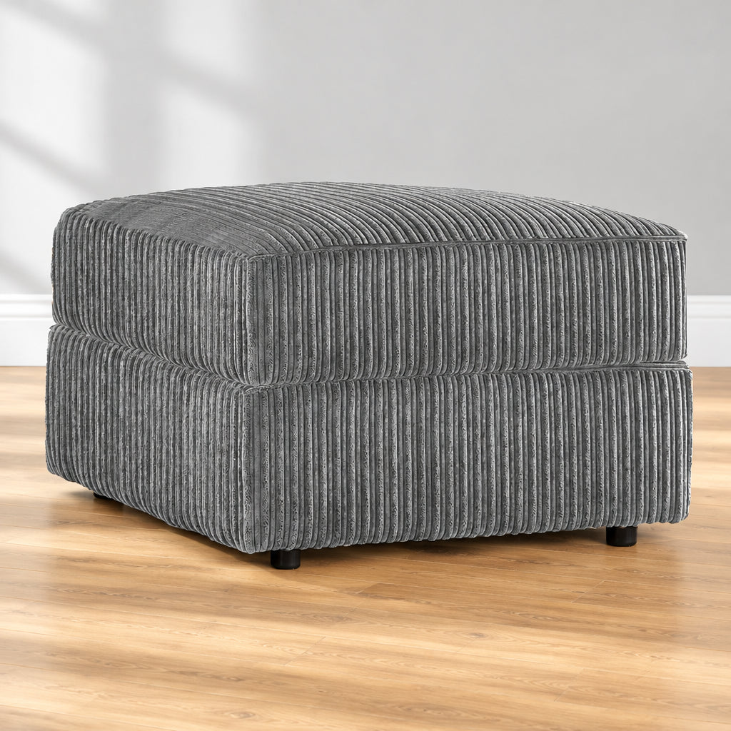 Aariya's Grey Footstool