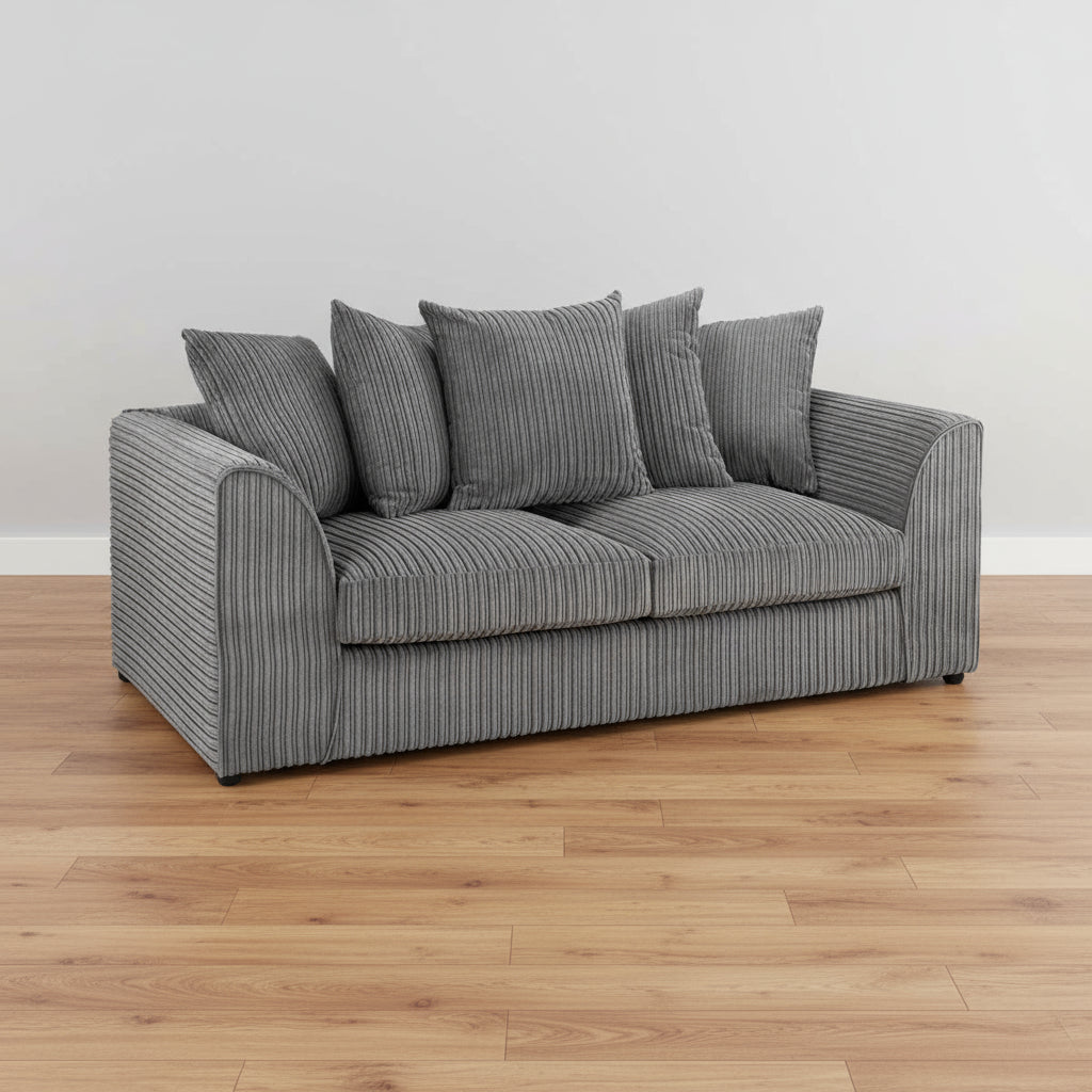 Aariya's Grey 3 Seater Sofa