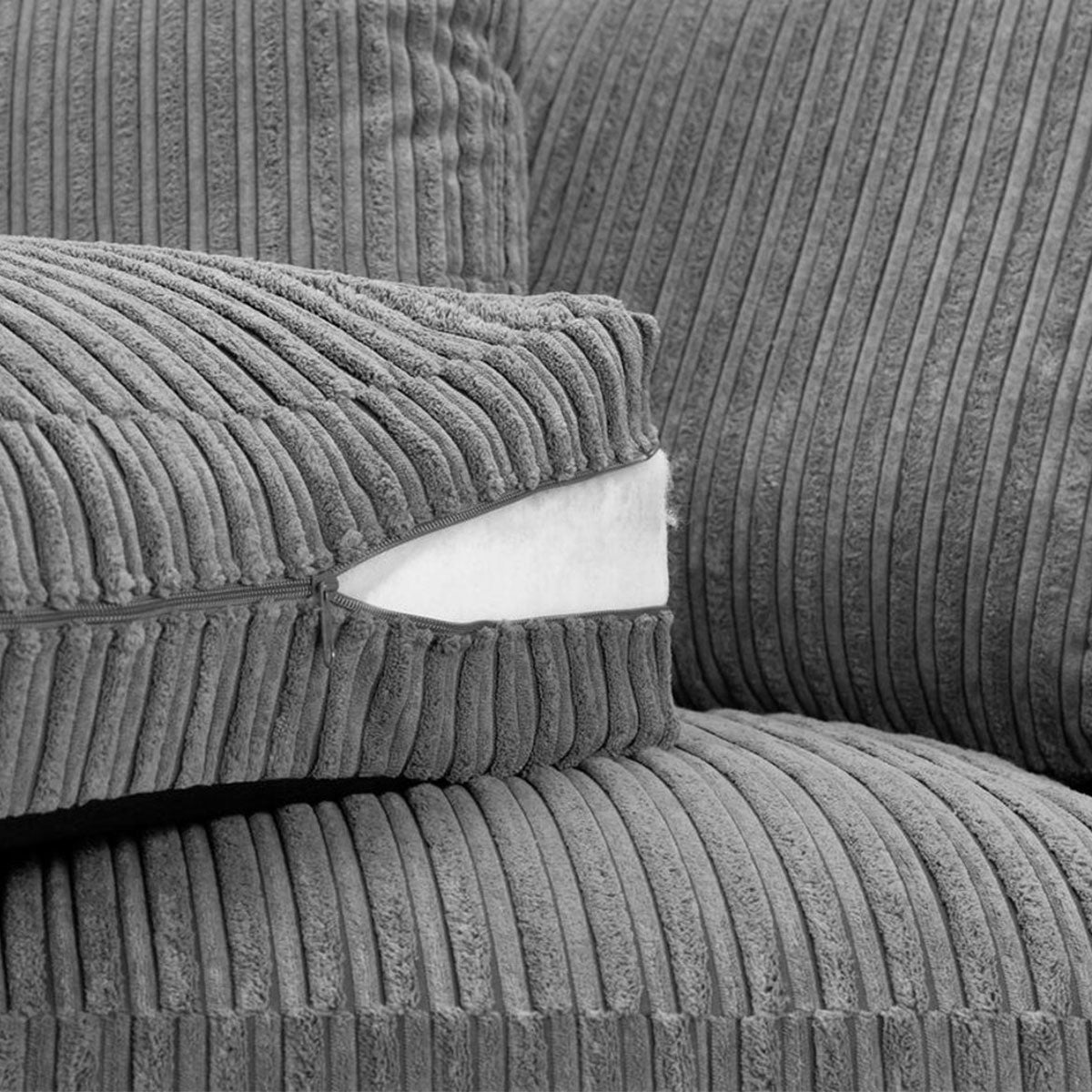 Aariya's Grey 3 Seater Sofa