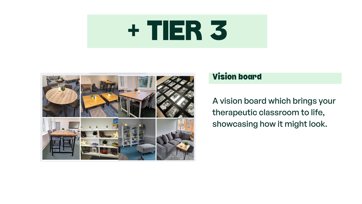 Classroom design service Tier 3