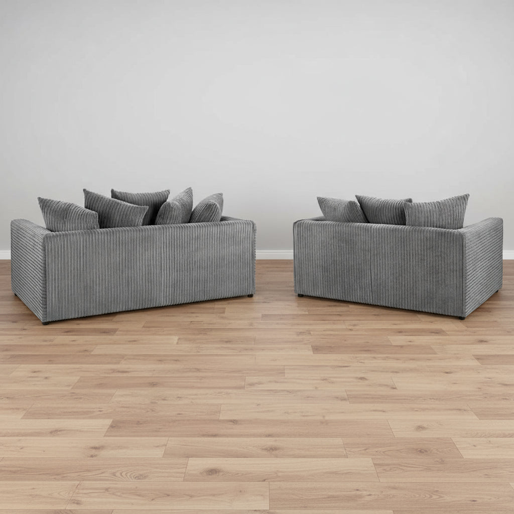 Aariya's Grey 3 and 2 Seater Sofa