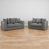 Aariya's Grey 3 and 2 Seater Sofa
