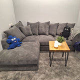 Aariya's Grey Left Hand Facing Corner Sofa