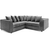 Aariya's Grey 5 Seater Corner Sofa