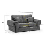 Amari's Grey 2 Seater Sofa