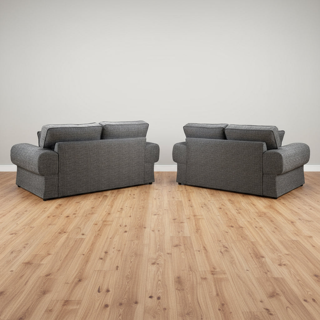 Amari's Grey 3 and 2 Seater Sofa