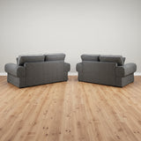 Amari's Grey 3 and 2 Seater Sofa